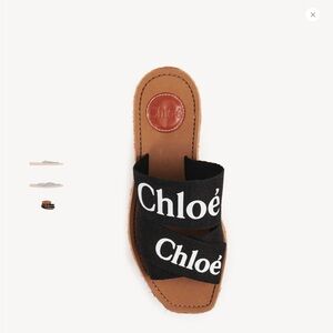 Chloé Black and Brown Sandals